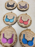 A good friend is like a good bra ornament