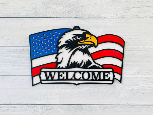 Eagle door hanger