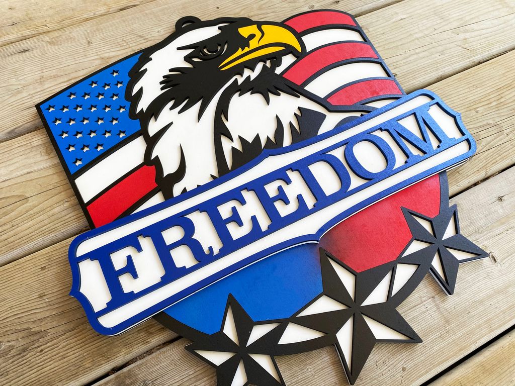 Eagle door hanger
